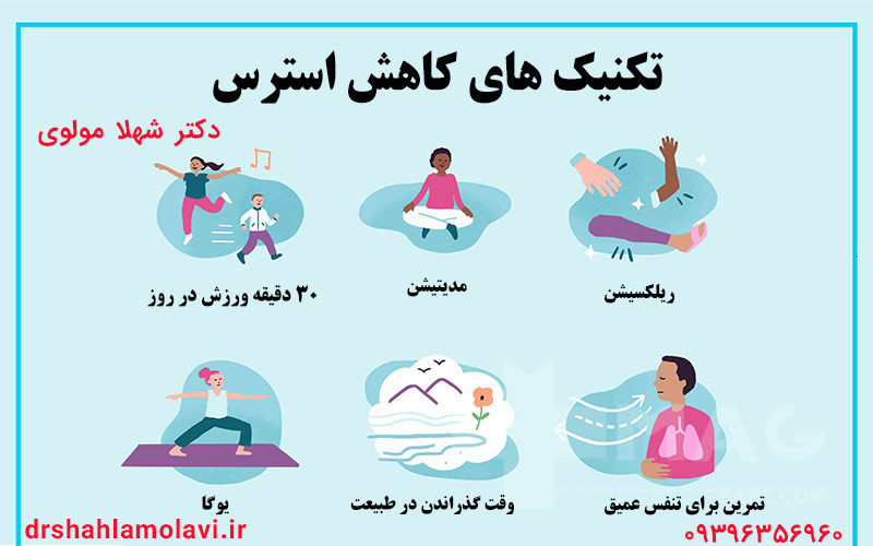 چگونه با استرس مقابله کنیم؟